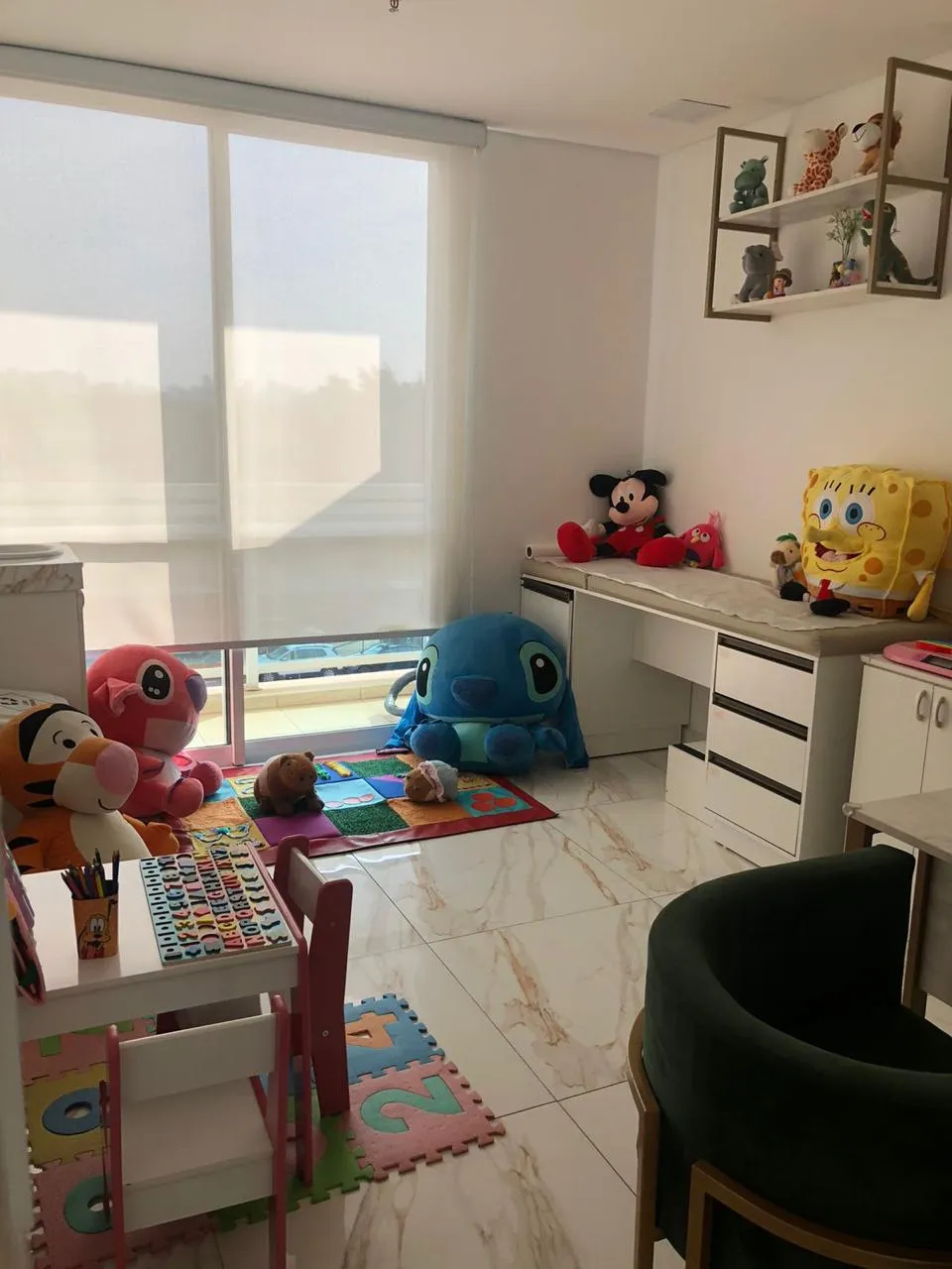 Sala sensorial da Clínica Lumina - Ambiente acolhedor para crianças